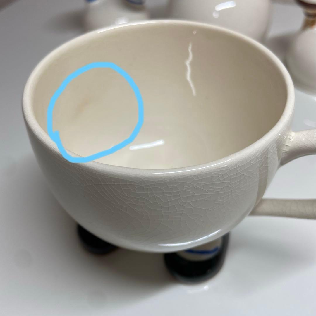 Carlton ware walking ティーカップ•シュガー•エッグスタンド