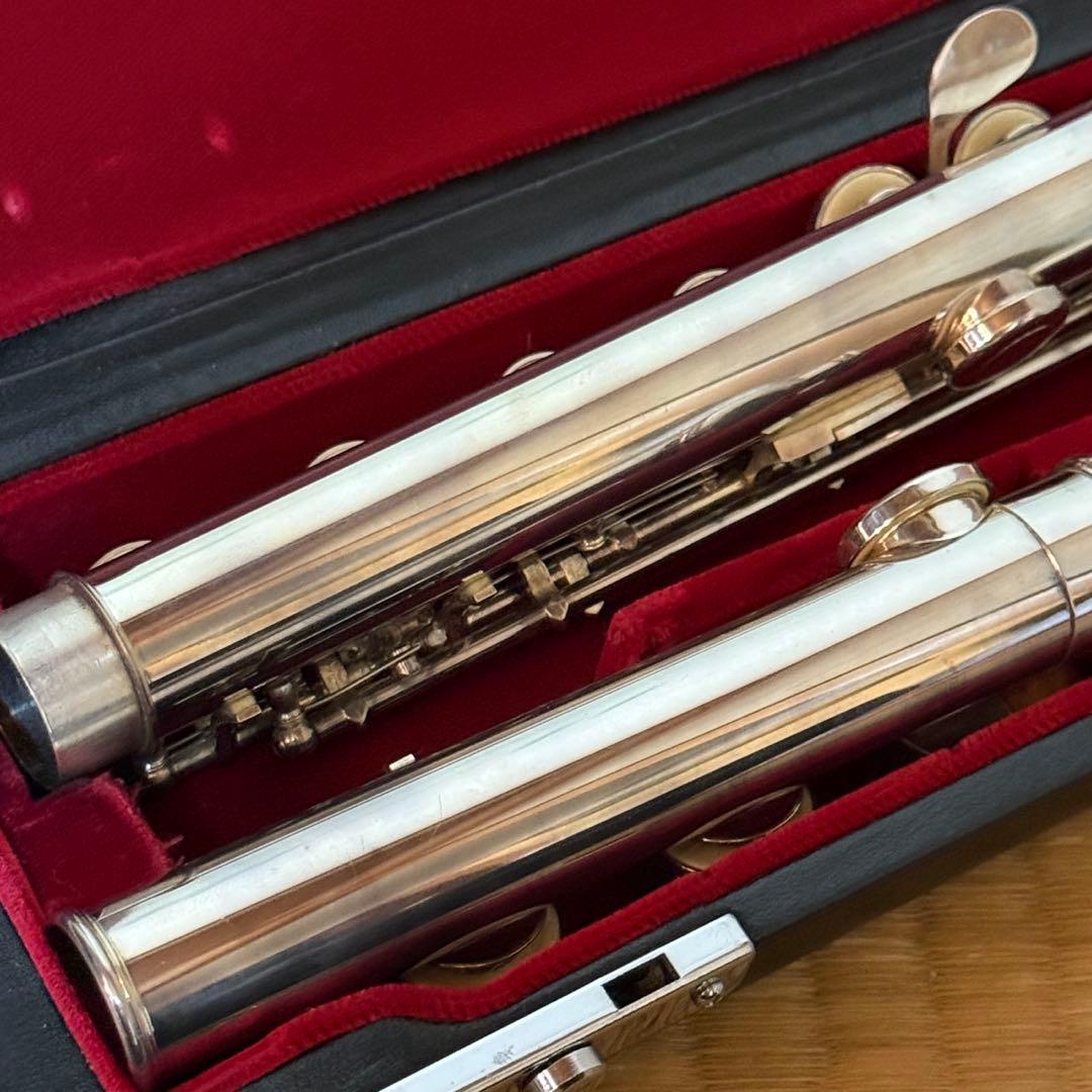 【メンテナンス済み】Pearl　フルート　PF-771　管体銀製　Eメカ付