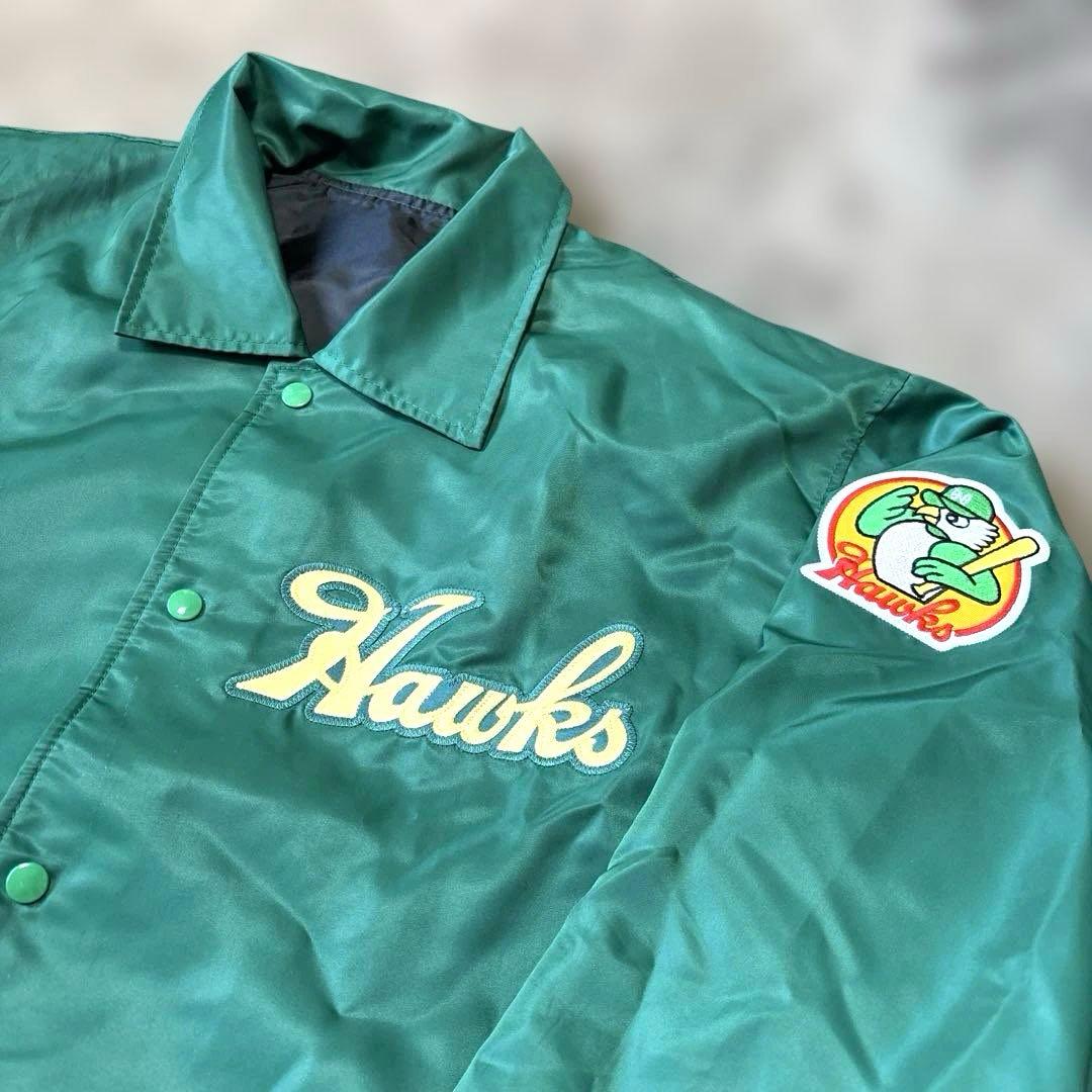 【激レア】南海ホークス ナイロン ジャケット 特注 長袖 グランドコート 美品