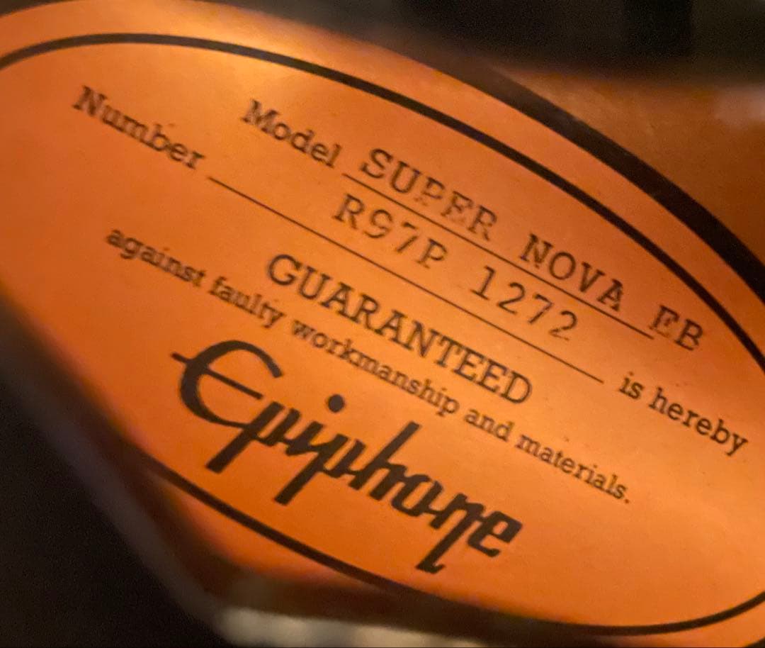 【再度値下げ】Epiphone SUPERNOVA ブラック