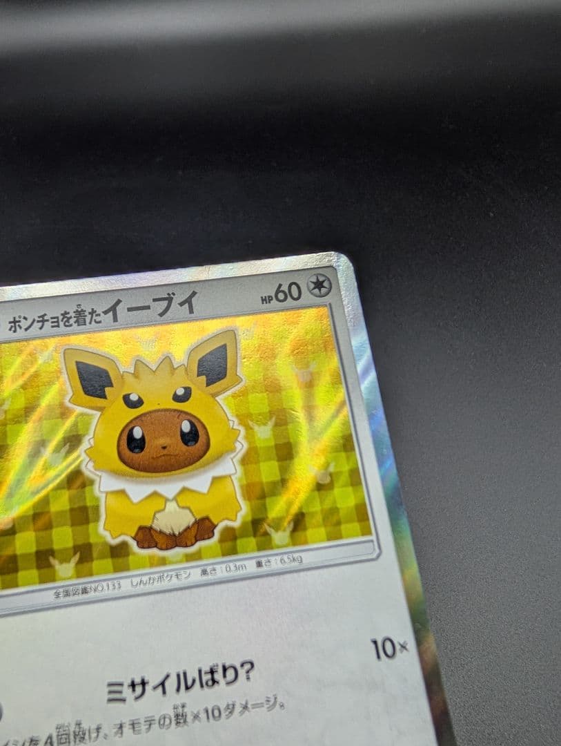 ポンチョを着たイーブイ サンダース プロモ