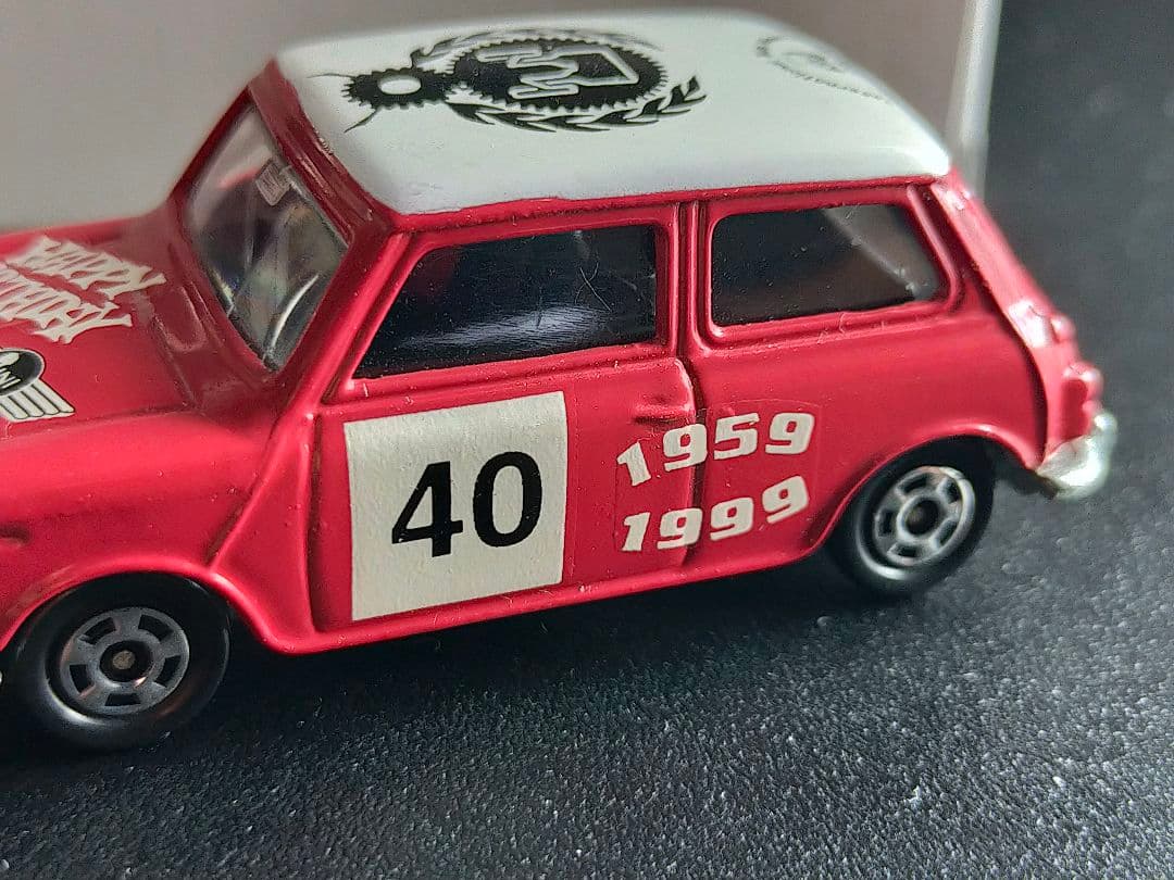 青箱トミカMiniCooper40thTraffic happybirthday