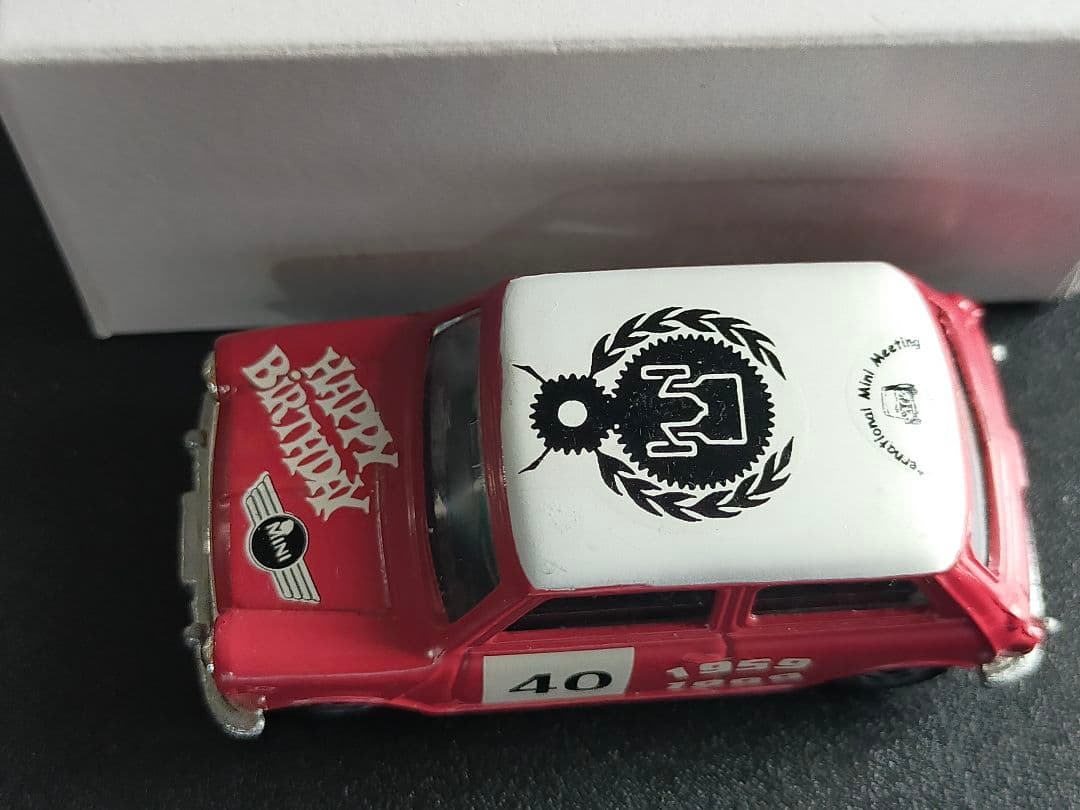 青箱トミカMiniCooper40thTraffic happybirthday