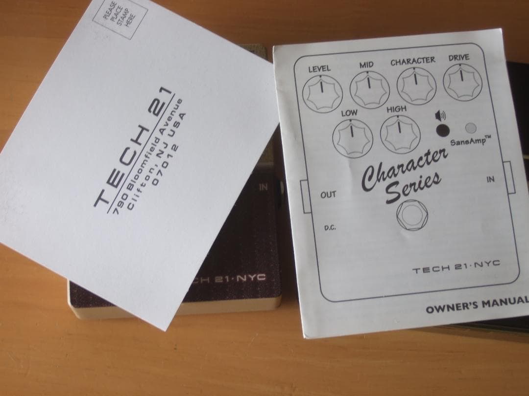 新品同様 TECH21 SansAmp Blonde V2 Fender