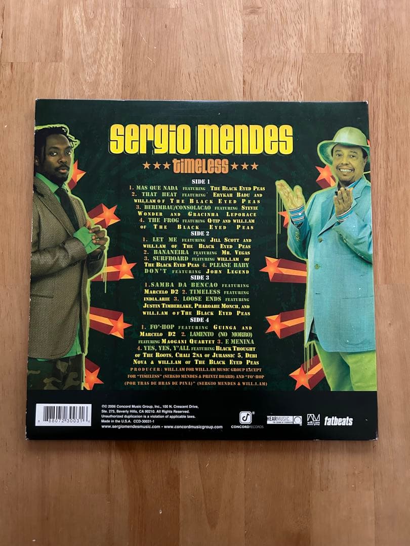 Sergio Mendes Timeless レコードLP