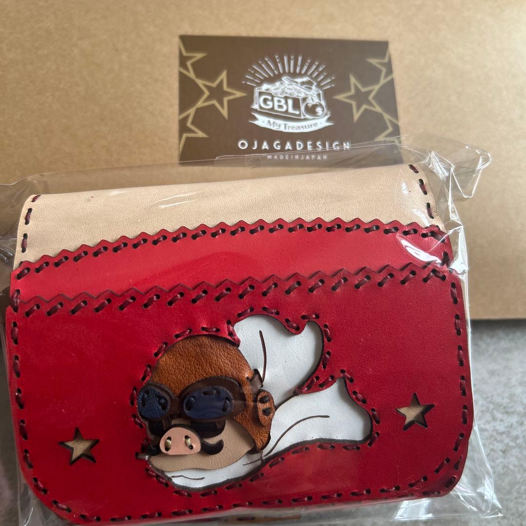 【GBL】紅の豚 オジャガデザイン ショートウォレット ポルコ
