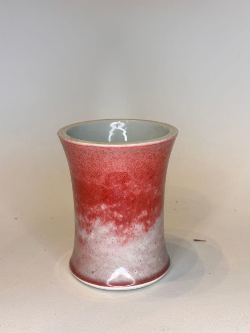 中国 大明宣徳年製 紅釉 瓶 骨董品 共箱