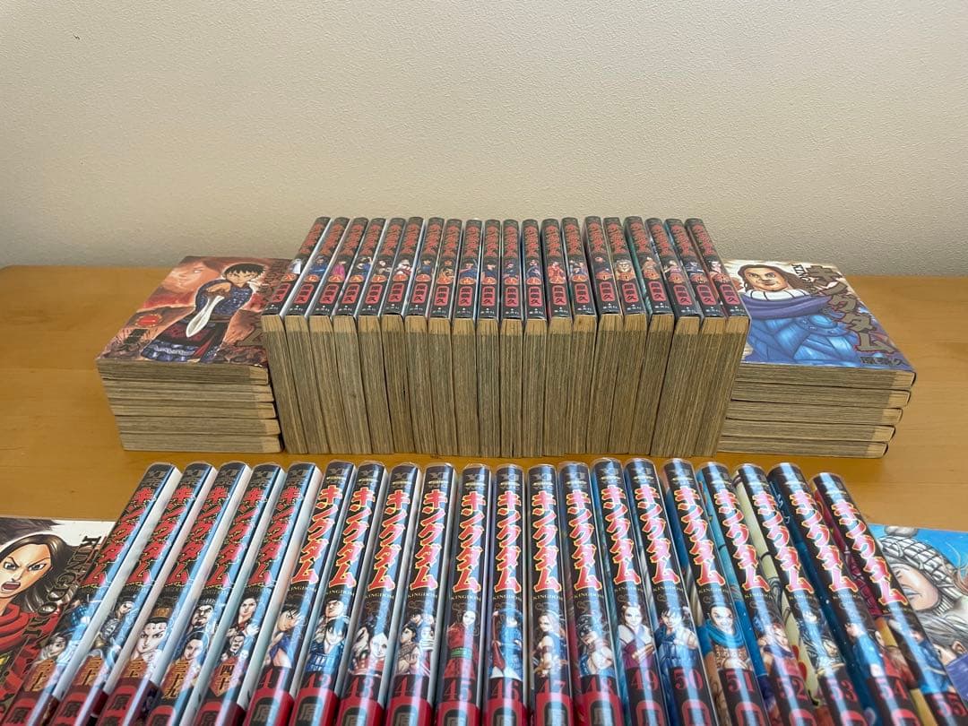 キングダム　1〜60巻セット　全巻フィルム装着済み　原泰久