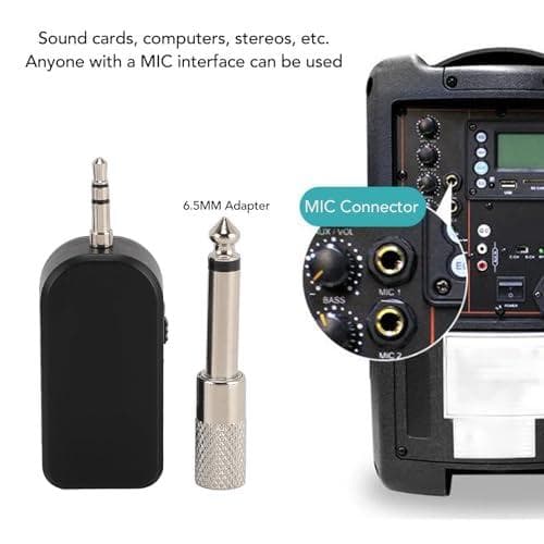 2.4Gワイヤレス楽器マイク、360°回転コンデンサーサックスマイクピックアッp