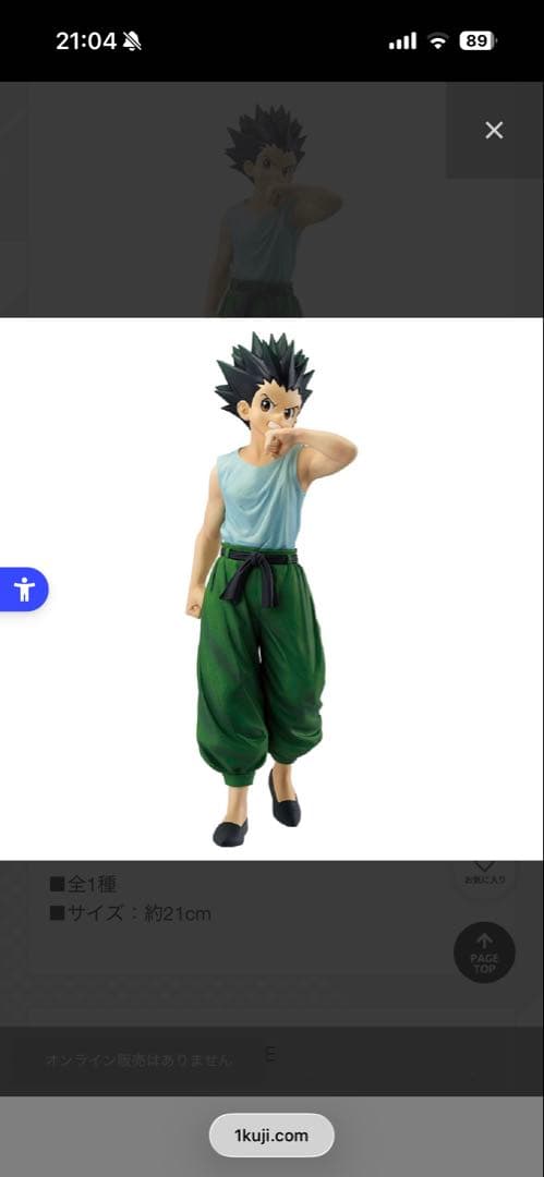 HUNTER×HUNTER 一番くじ フィギュアA賞ゴン＆E賞シュート①
