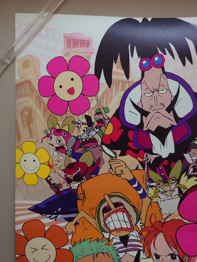 【レア】ONE PIECE　ワンピース　オマツリ男爵と秘密の島　ポスター　東映