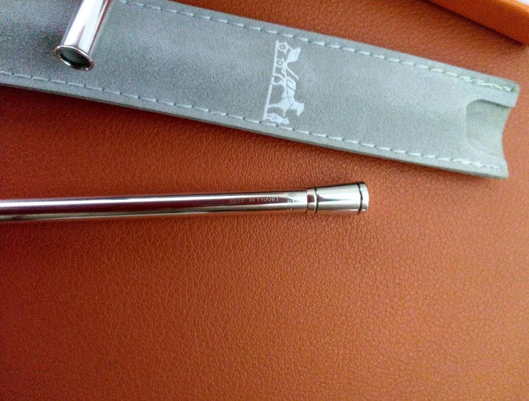 限界価格！　美品！！　エルメス　アジャンダ手帳用シルバー925ボールペン