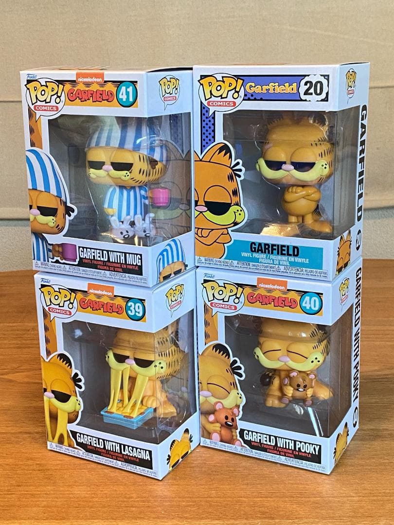 ガーフィールド フィギュア 4体セット FUNKO POP ファンコポップ
