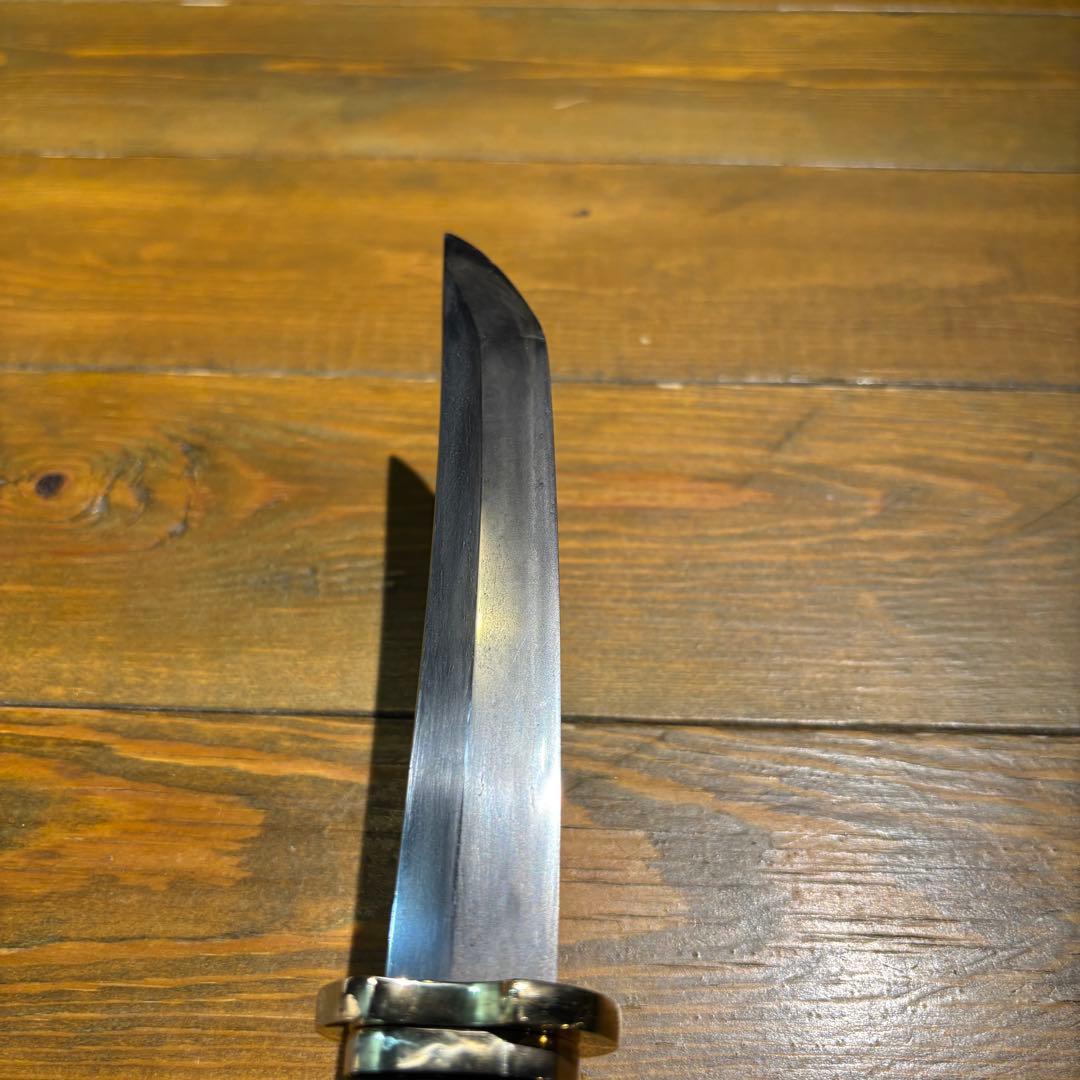 日本刀残欠クラフトナイフNo.84 筑前国住宗次 切先