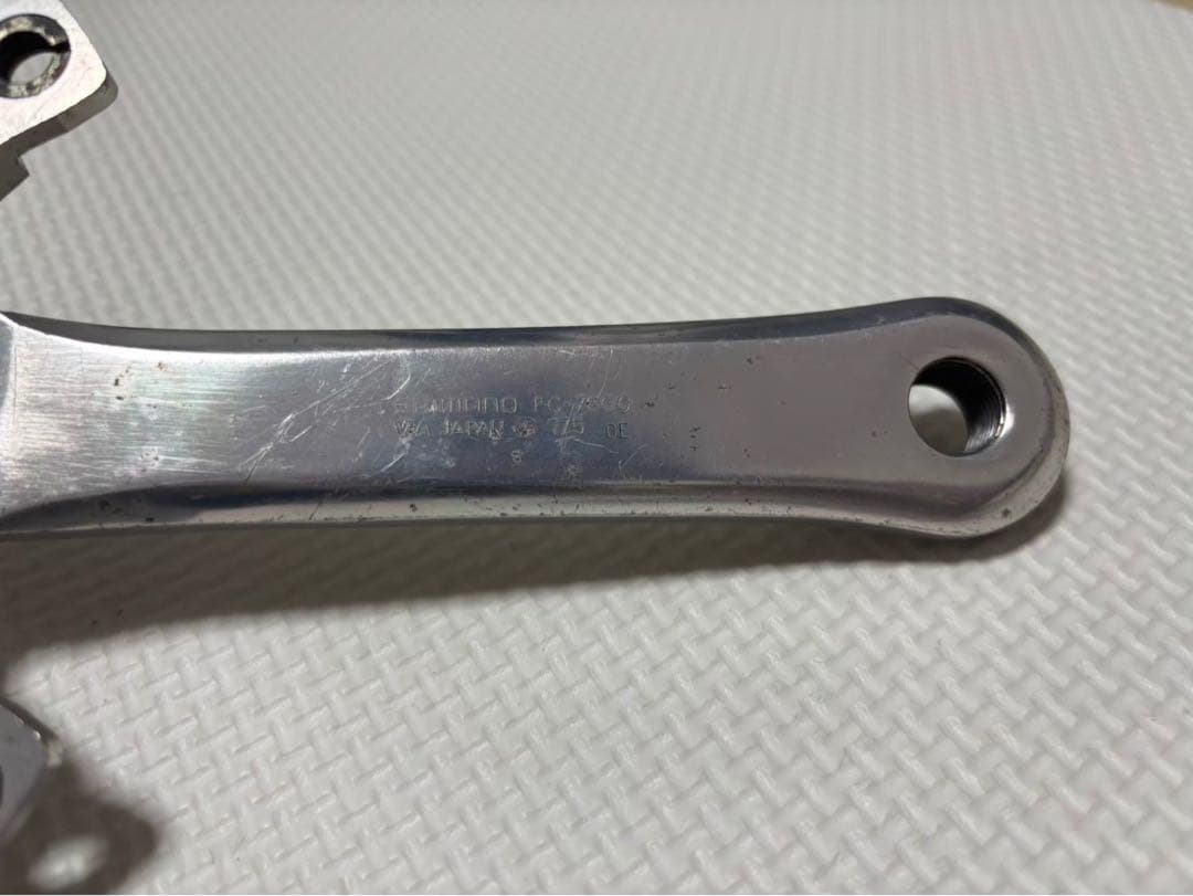 SHIMANO クランクセット シルバー 175 NJS ボルト付 #002