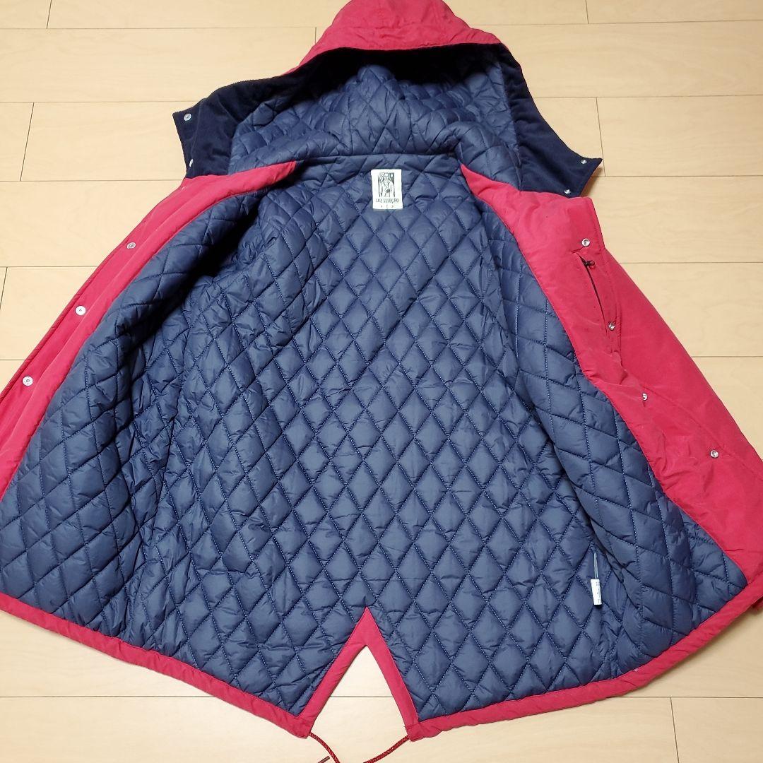 【ほぼ未使用】ルースイソンブラ 中綿 パーカー ジャケット L 赤 廃盤モデル
