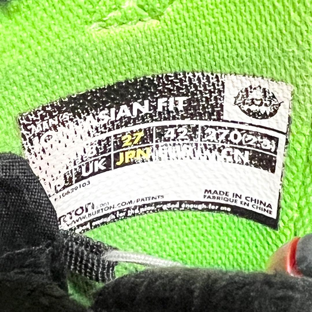 【良品】 ION-ASIAN FIT 27 スノーボードブーツ Burton