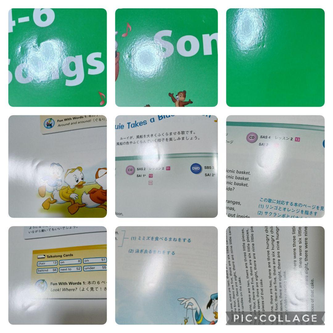 65‐⑱DWE ディズニー英語システム シングアロングCD＆Book