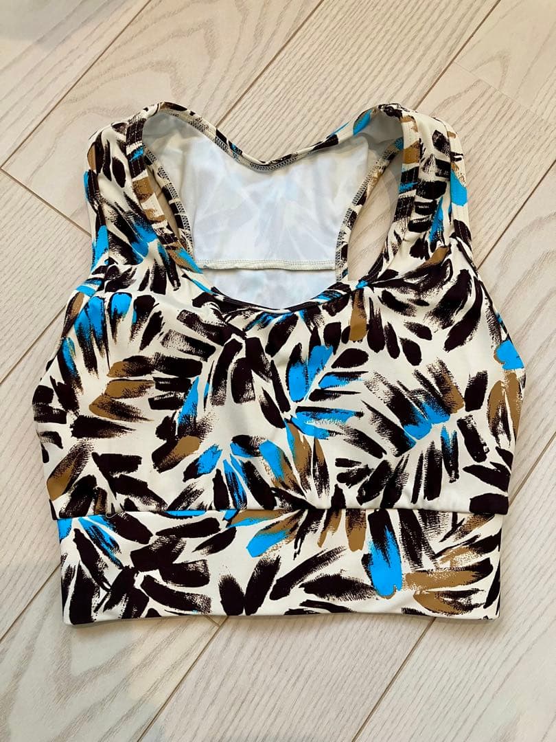 【美品】jumpone ジャンプワン ボタニカル ブラトップ・レギンスセット