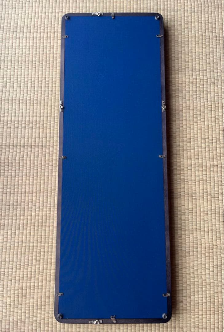 【未使用】書道用額縁　半切1/4 250 スミ丸黒塗り 浮N 額　書道　書