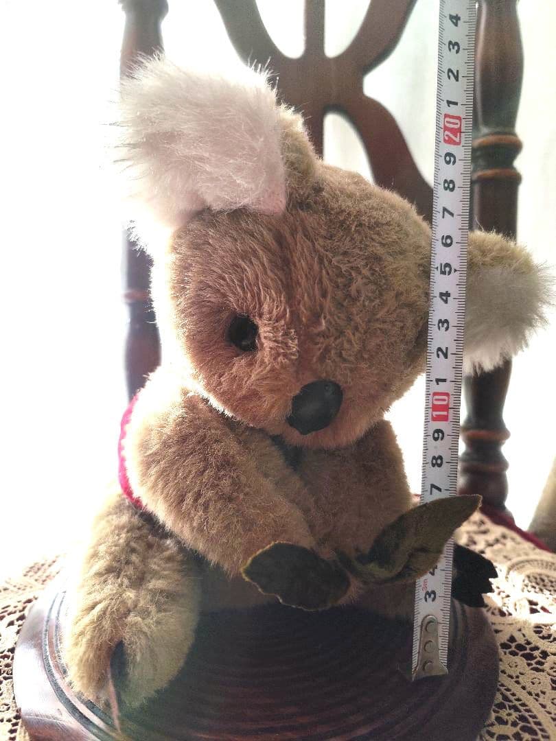 コアラ ぬいぐるみ　オルゴール　昭和レトロ　レトロぬいぐるみ　SANKYO