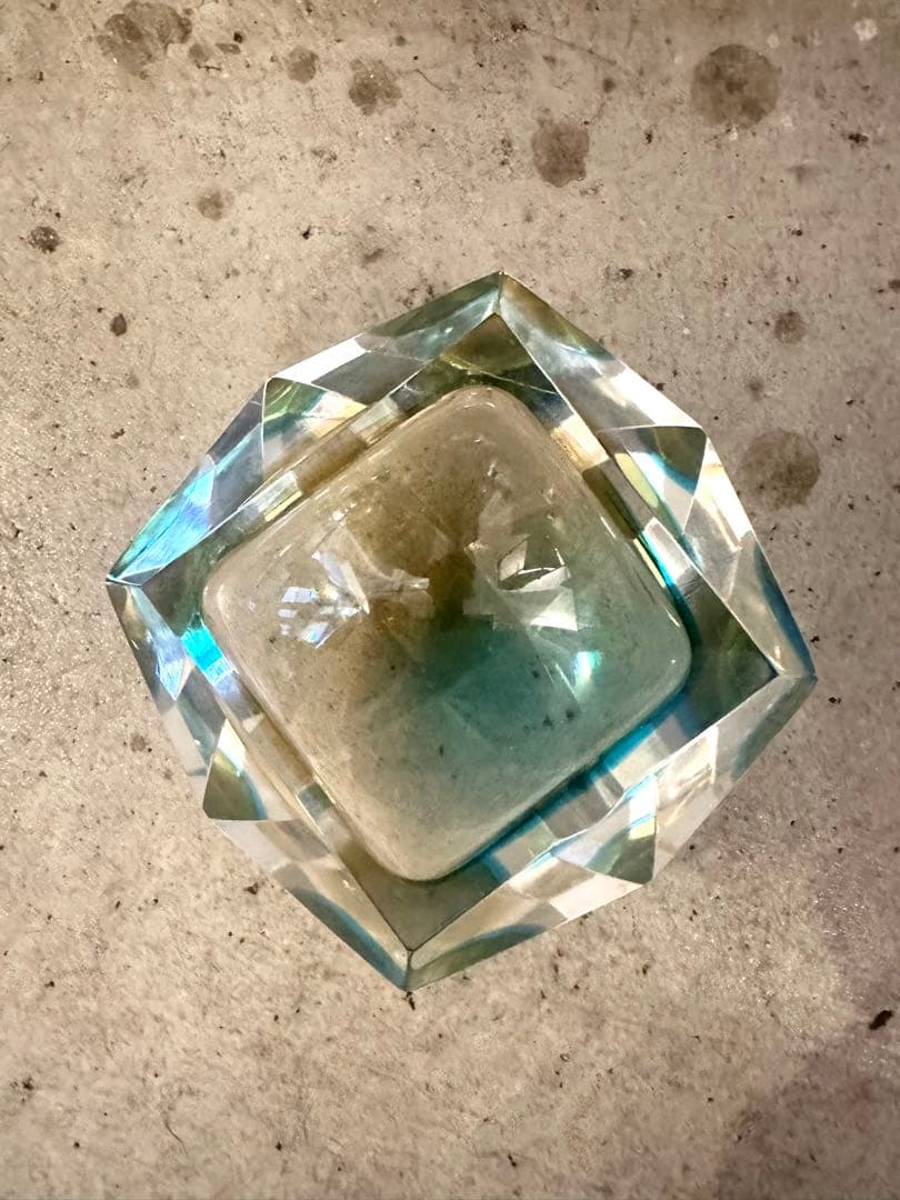 イタリア製　ムラーノ灰皿小物入れ