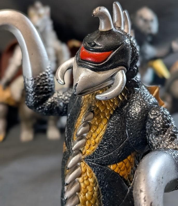 昭和ゴジラ・ミニラ・バラゴン・モゲラ・メカゴジラ他（バンダイ）ソフビ９体セット