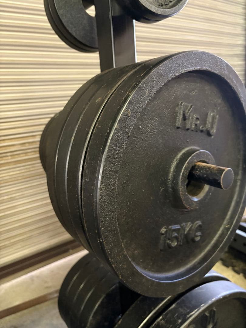 聖地　World Gym MR.U GYM オリンピックプレート177.5kg