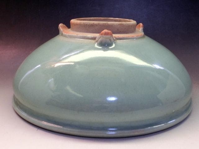 鉢■青磁の鉢 三つ足 灰器 平鉢 古玩 唐物 中国 古美術 時代物 骨董品■