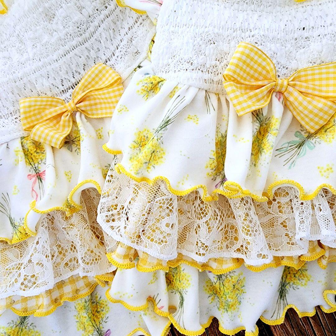 あいちゃん様❤ミモザブーケ♡ハンドメイド犬服