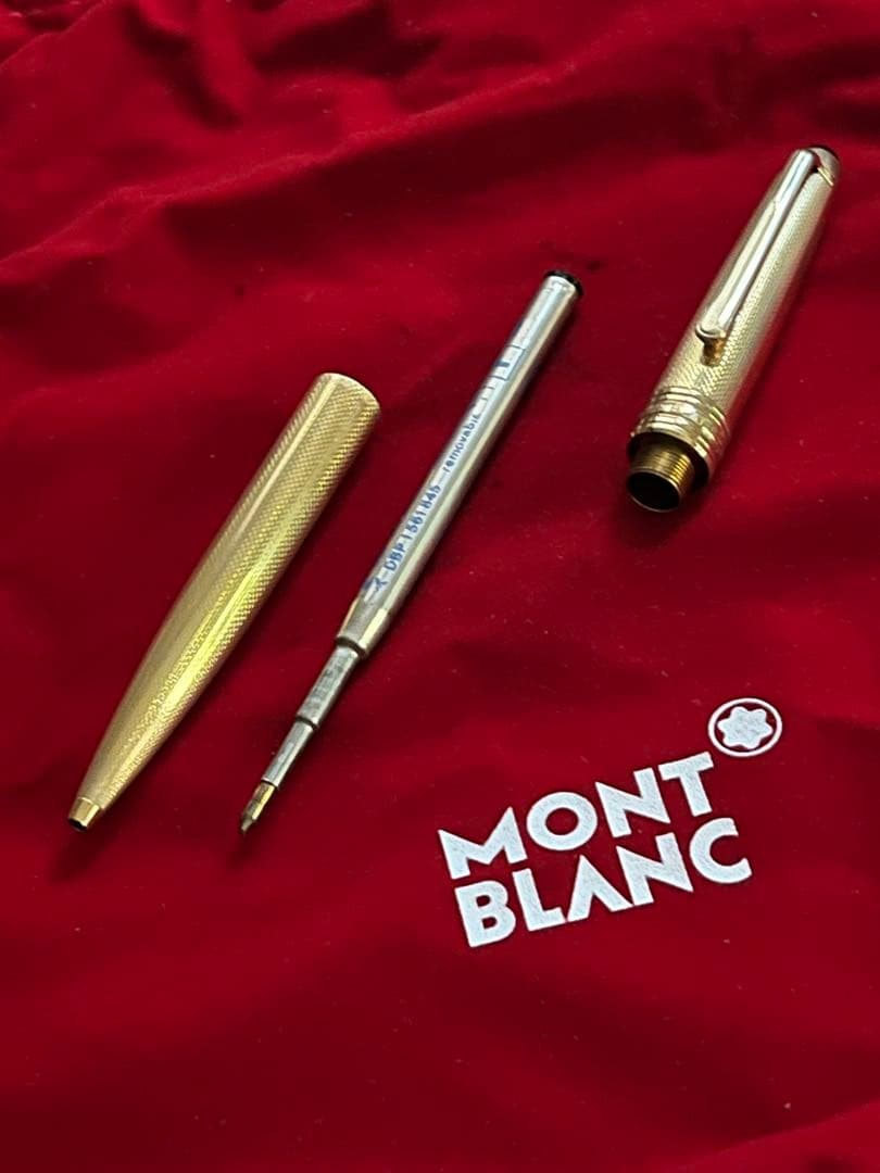モンブランボールペン マイスターシュテュック ソリテール ゴールド❗️綺麗‼️