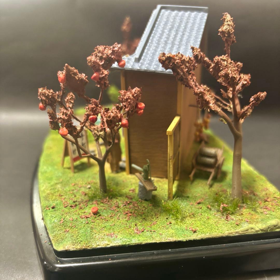 ウミさん専用マイクロエース　風物詩　そば屋　完成品　ジオラマ