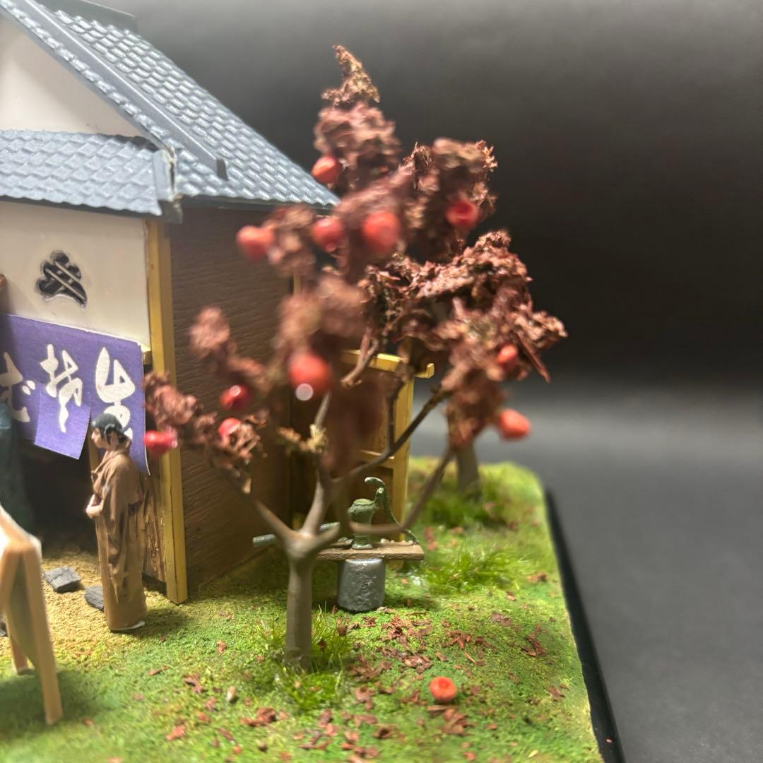 ウミさん専用マイクロエース　風物詩　そば屋　完成品　ジオラマ