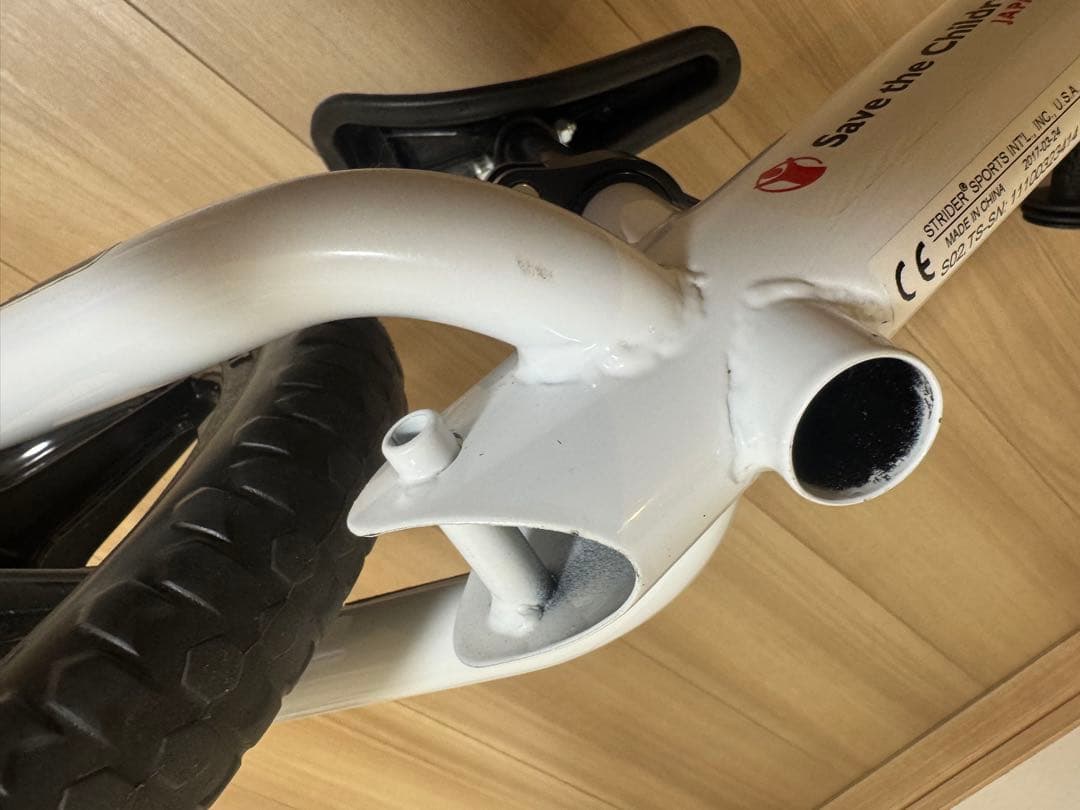 STRIDER バランスバイク 12インチ ホワイト