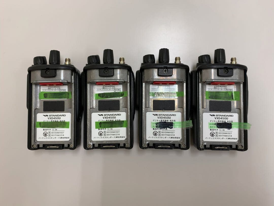 STANDARD VXD450U デジタル無線機 4台