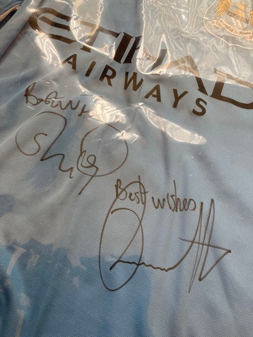 マンチェスターシティ　直筆サイン入り　　ライト・フィリップス　　レスコット