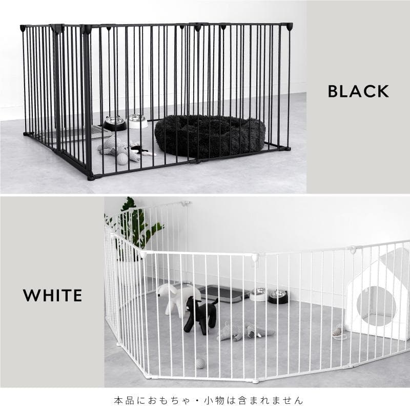 ペットサークル ブラック 8扉付き 73.5cm　（新品未使用開封済み）