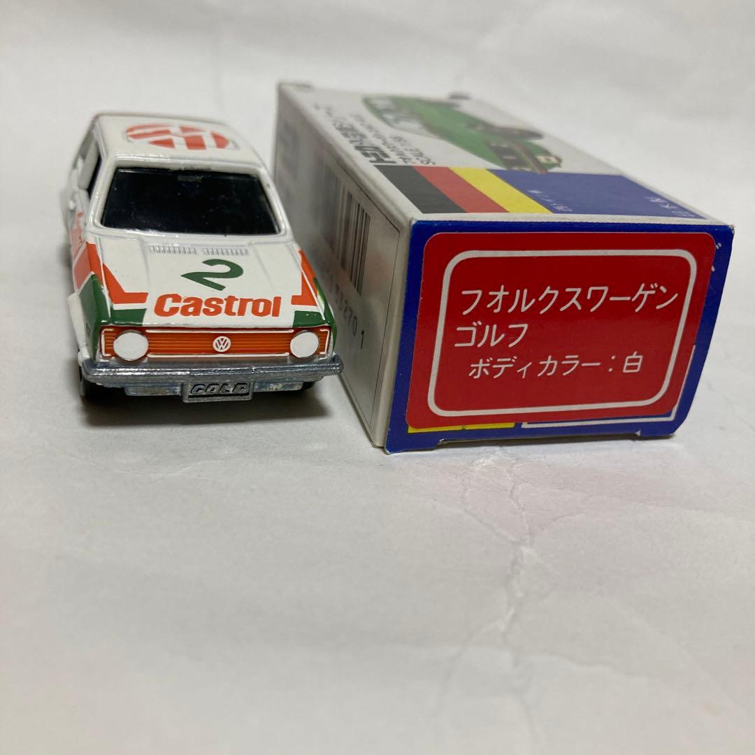 トミカ外国車シリーズ、フォルクスワーゲンゴルフGLEです。グループＡフェア。