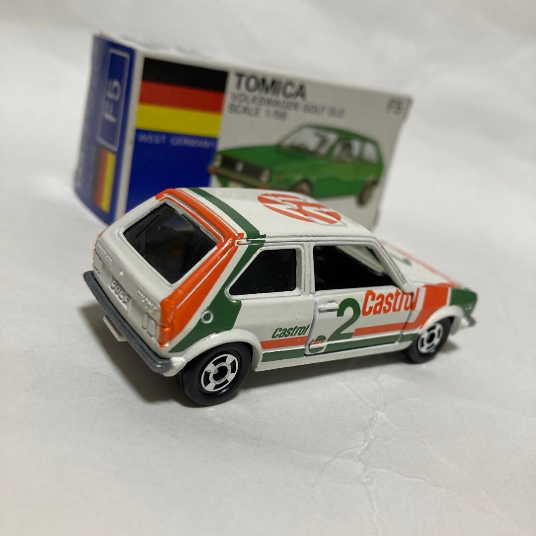トミカ外国車シリーズ、フォルクスワーゲンゴルフGLEです。グループＡフェア。