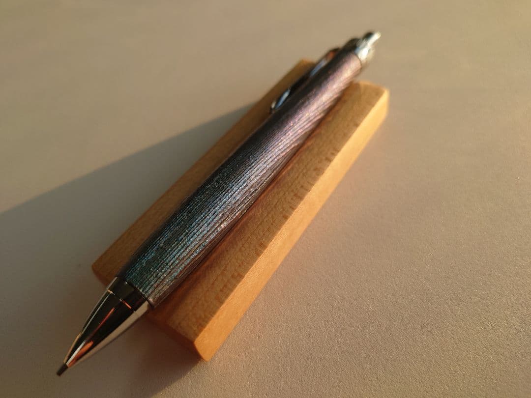 杉　シャープペンシル　浮造り　新うるし　変わり漆　拭き漆