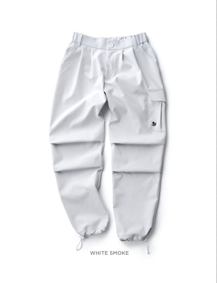 【未使用】8YARDS パラシュートカーゴパンツ ホワイトスモーク秋冬仕様