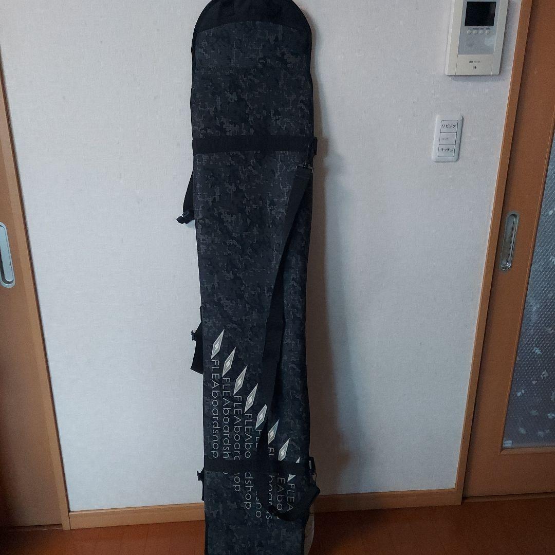 156cm スノーボード 白黒デザイン