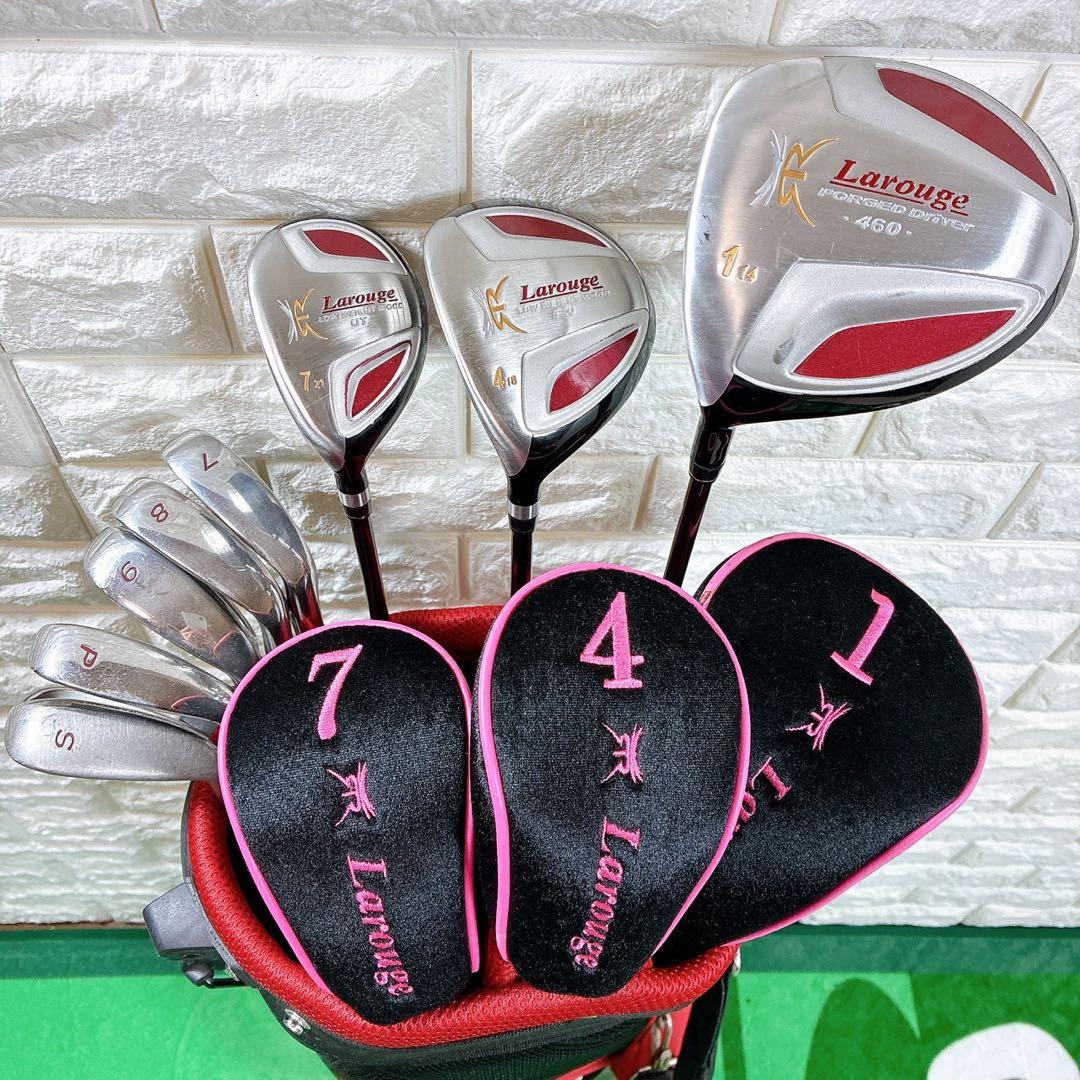 【希少品】レフティ レディース Larougeゴルフクラブ 8本 フレックスL