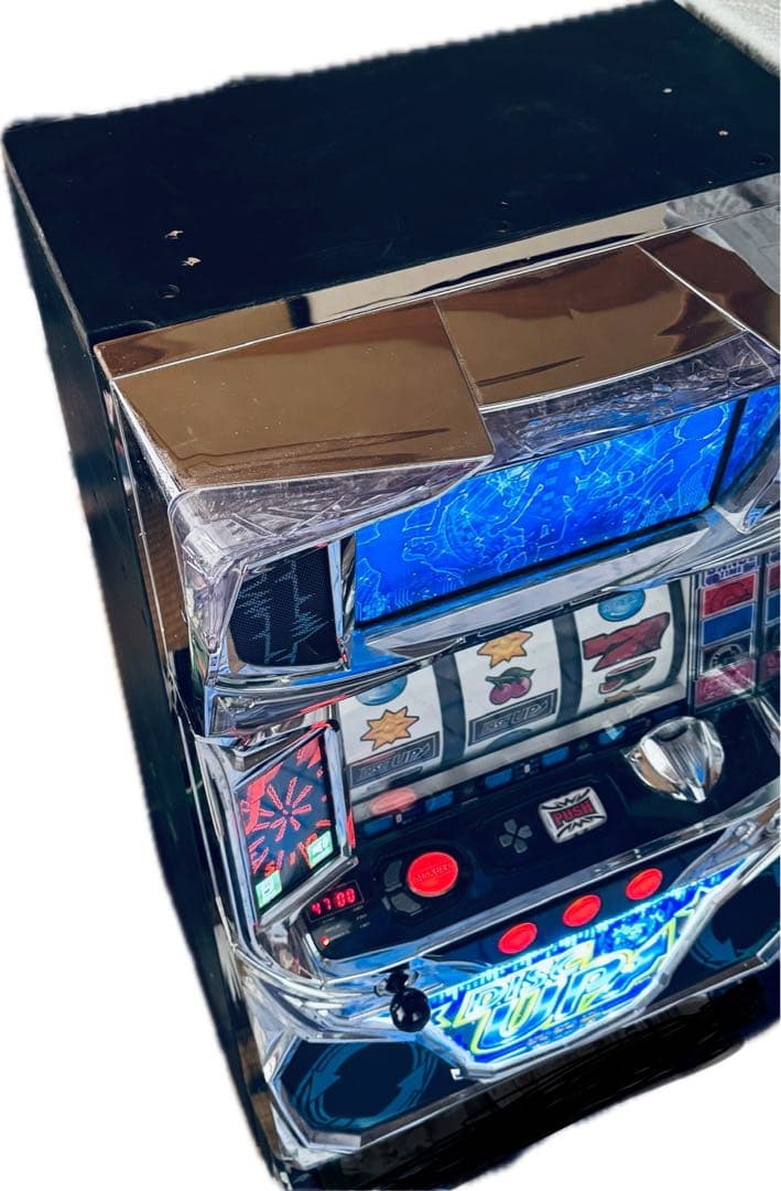 パチスロ　ディスクアップ　5号機　青パネル