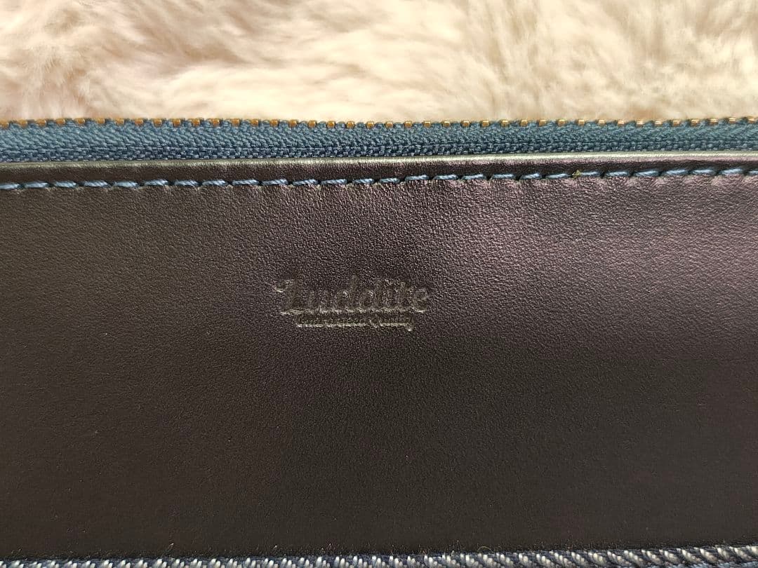 革コンビラウンドジップペンケース2　ラダイト/LUDDITE