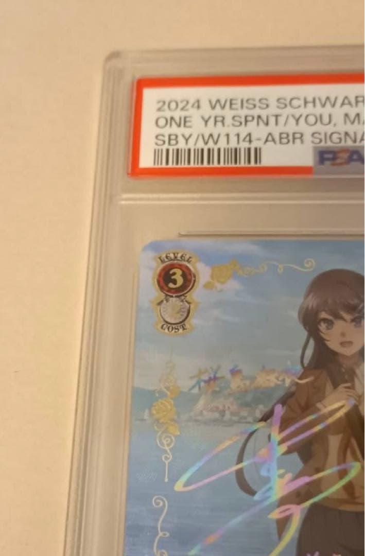 君と過ごした一年間 桜島 麻衣 サイン入り PSA10