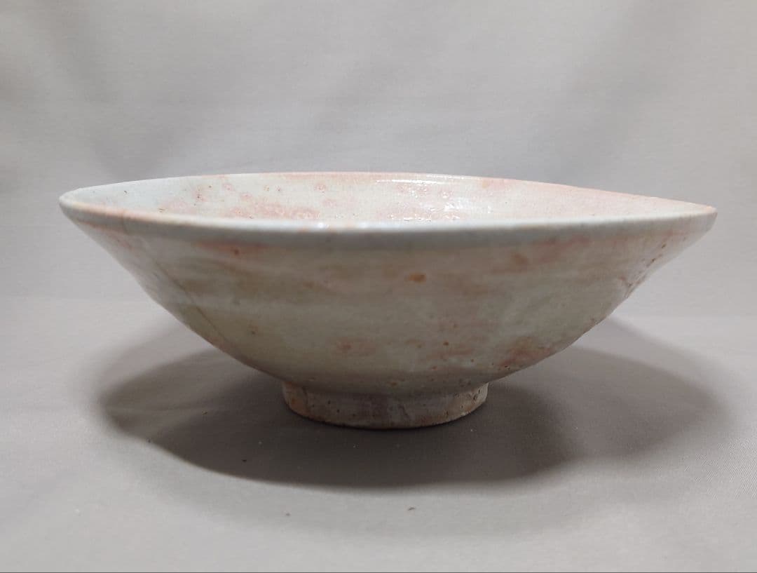 李朝　御本手茶碗　平茶碗　夏茶碗