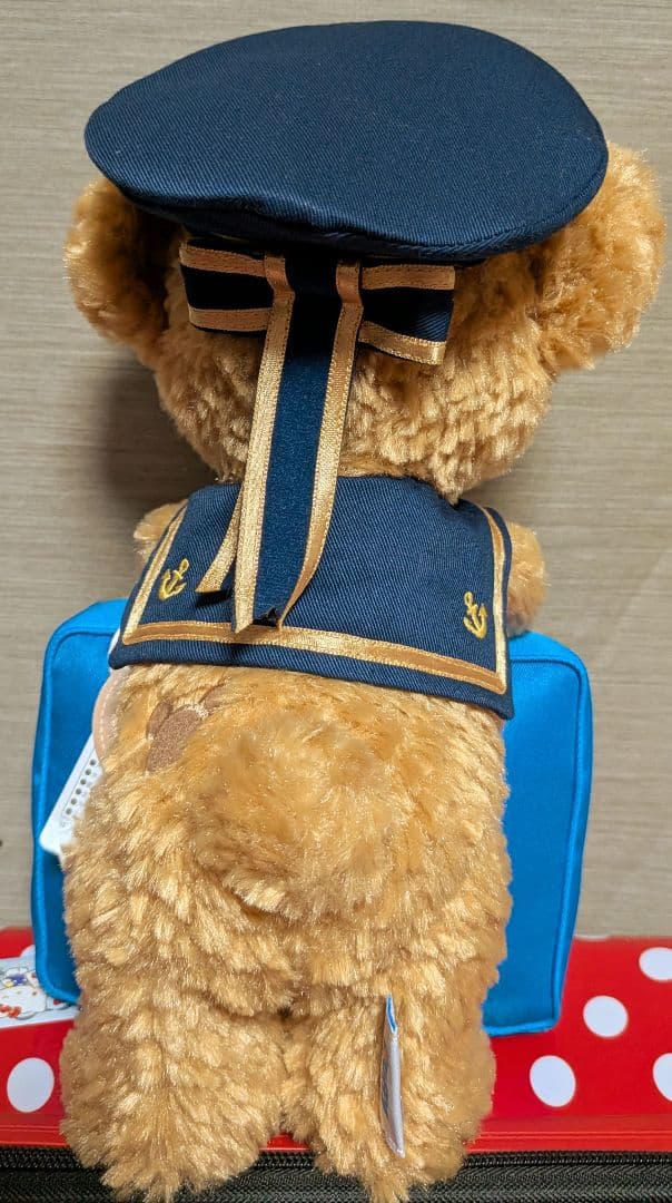 ディズニーシー★ダッフィー20周年ぬいぐるみトランクダッフィーぬいぐるみ★タグ付