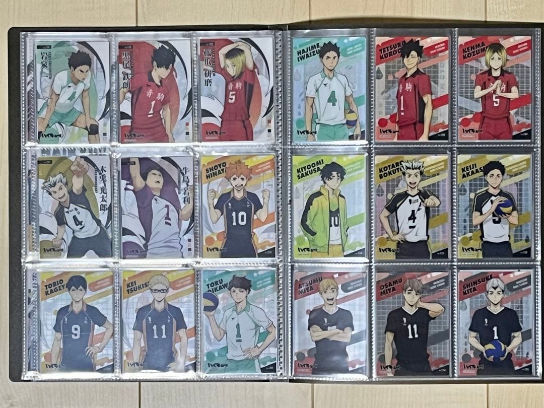 ハイキュー クリアカードコレクション1・2・3 全142種 黒①