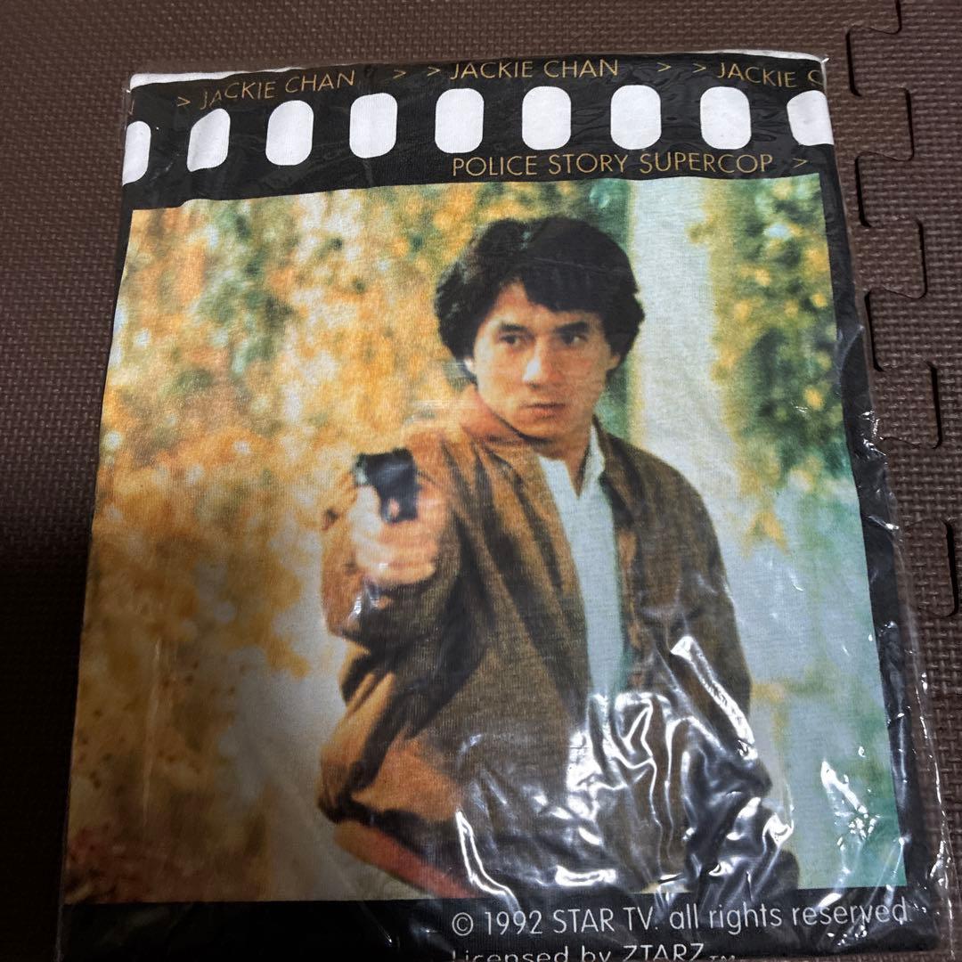 ‼️新品未使用品超希少品‼️ポリスストーリー ジャキーチェンビンテージtシャツＭ